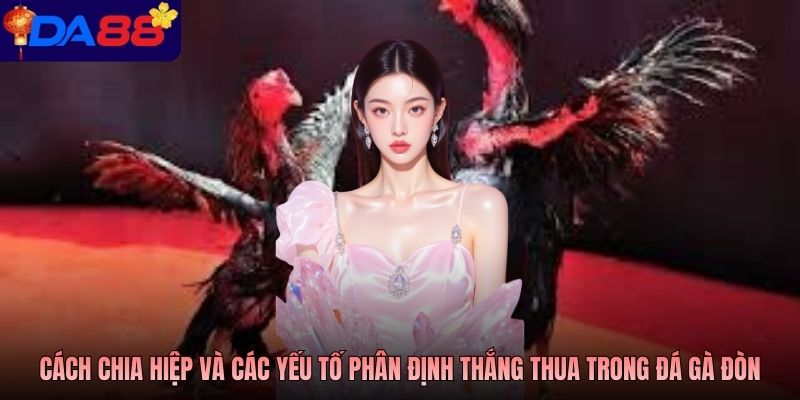 Cách chia hiệp và các yếu tố phân định thắng thua trong đá gà đòn